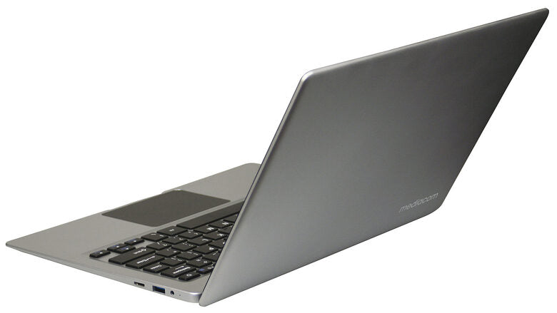Mediacom SmartBook 142 Computer portatile 35,6 cm (14") Full HD Intel Atom® 4 GB DDR3L-SDRAM 32 GB eMMC Windows 10 Home Nero, Grigio
