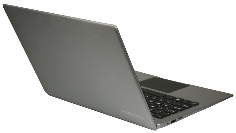 Mediacom SmartBook 142 Computer portatile 35,6 cm (14") Full HD Intel Atom® 4 GB DDR3L-SDRAM 32 GB eMMC Windows 10 Home Nero, Grigio