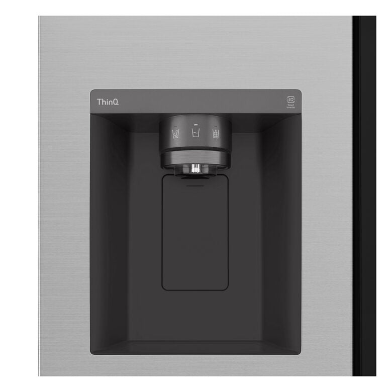 LG InstaView GSGV81PYLL Frigorifero Side-by-Side , Classe E, 635L, Wi-Fi, Senza allaccio, Door Cooling, Prime Silver