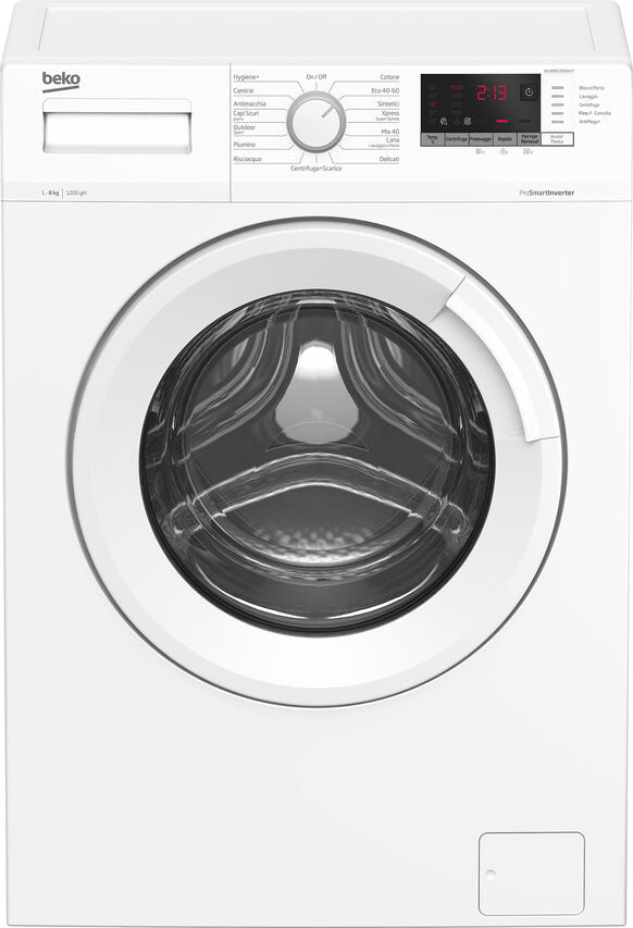 Beko WUXR81282WI/IT: Lavatrice 8kg, Classe A, 1200giri