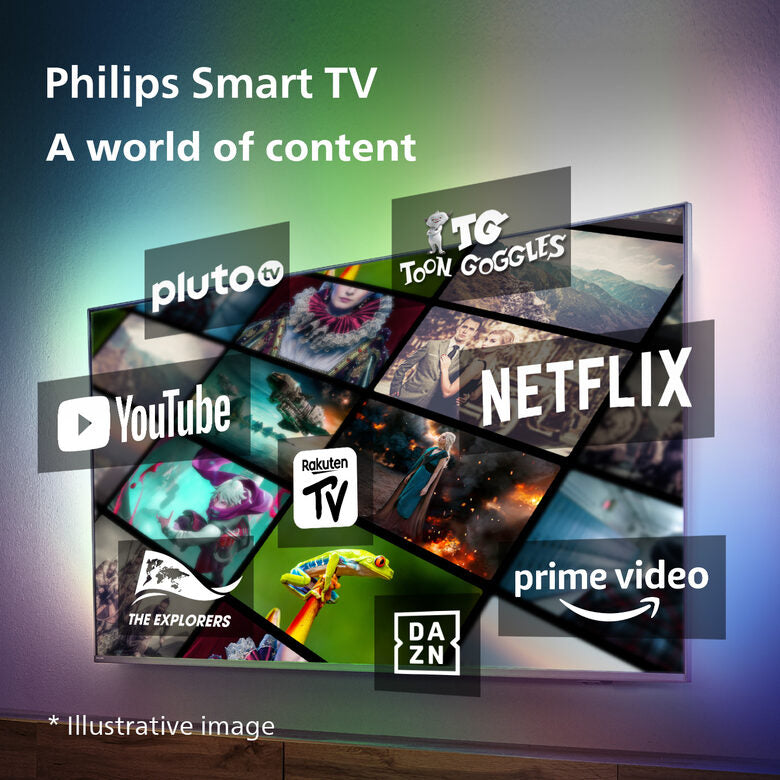 Philips Ambilight TV The Xtra 9008 55“ 4K UHD Dolby Vision e Dolby Atmos Google TV