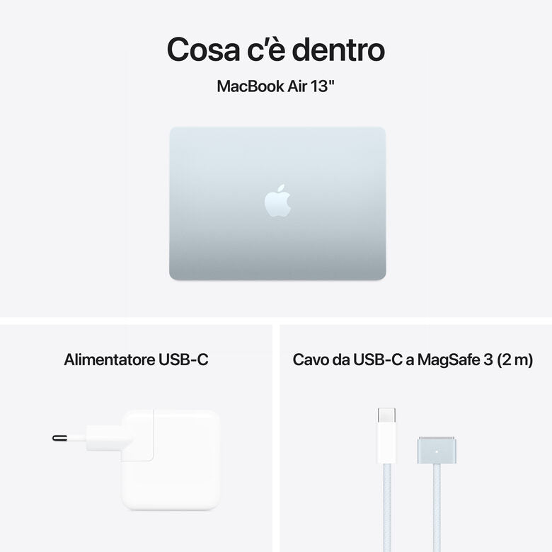 Apple MacBook Air 13'' M4 chip 10-core CPU 10-core GPU, 16GB, 512GB SSD - Celeste
