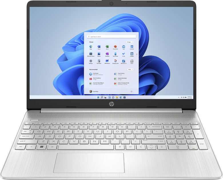 HP 15s-fq5056nl Intel® Core™ i7 i7-1255U Computer portatile 39,6 cm (15.6") Full HD 16 GB DDR4-SDRAM 512 GB SSD Wi-Fi 5 (802.11ac) Windows 11 Home Argento