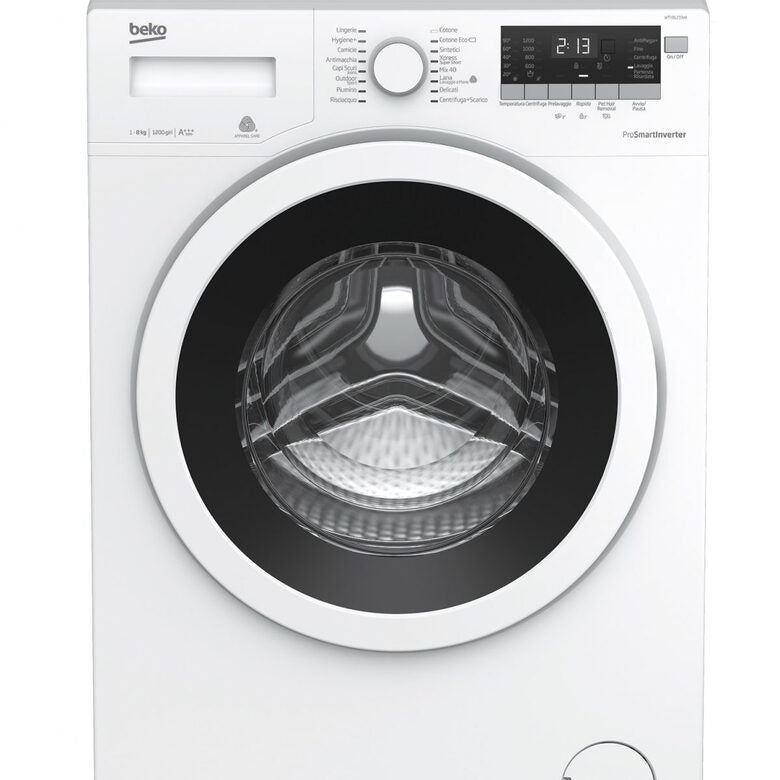 Beko WTY81233WI lavatrice Caricamento frontale 8 kg 1200 Giri/min Bianco