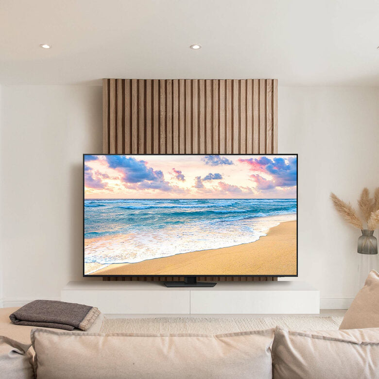 Samsung QE65QN85DBTXZT Televisione Smart TV 65 Pollici Qled 4K Neo Dolby Atmos Carbon Silver Processore NQ4 AI GEN2Tecnologia Quantum Matrix Simple Chamfer Design
