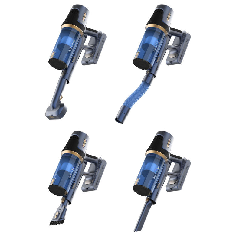Cecotec Conga Rockstar RS70 Pet Flex aspirapolvere senza filo Blu Senza sacchetto