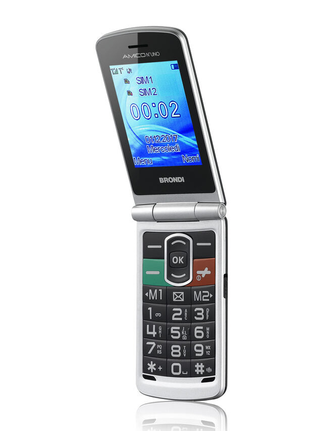 Brondi Amico N°Uno 108 g Argento Telefono per anziani