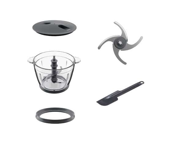 Kenwood CHP62.400SI tritaverdure elettrico 0,6 L Argento