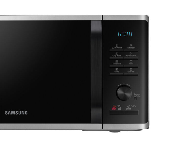 Samsung MG23K3515AS forno a microonde Superficie piana Microonde con grill 23 L 800 W Nero, Argento