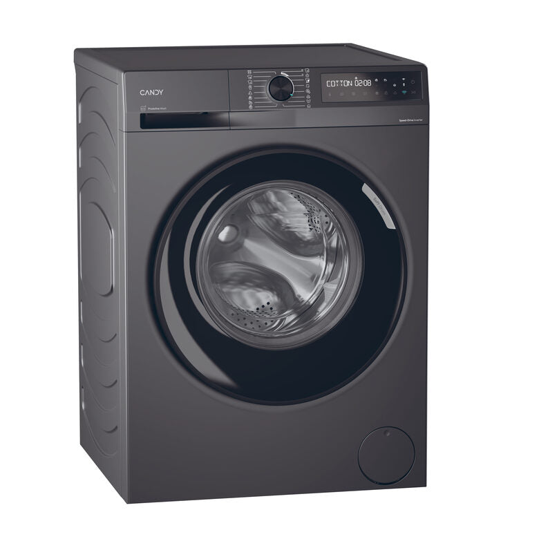 Candy BR 48B6G-S ProWash 500 Lavatrice A Libera Installazione 8 Kg, 1400 Giri, Classe A, Proactive Wash, Antracite