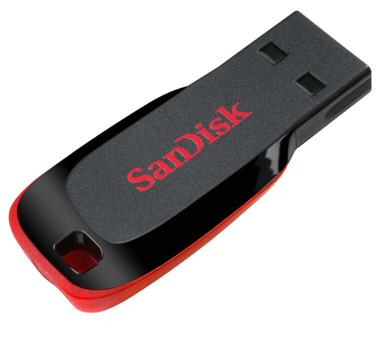 SanDisk Cruzer Blade unità flash USB 64 GB USB tipo A 2.0 Nero, Rosso