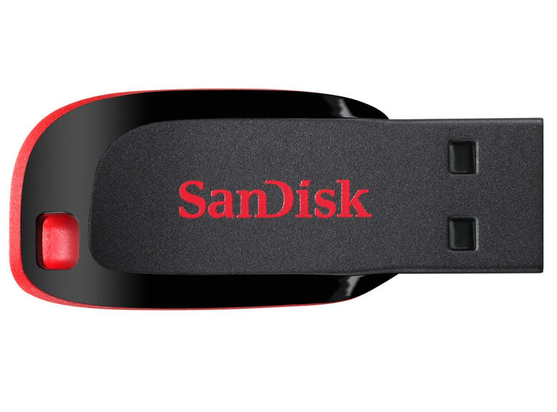 SanDisk Cruzer Blade unità flash USB 64 GB USB tipo A 2.0 Nero, Rosso