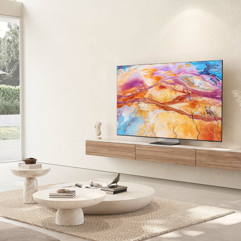 Samsung QE85QN900DTXZT Televisione Smart TV 85 Pollici Qled 8K Neo Graphite Black NQ8 AI GEN3 Processor 8K AI Upscaling Pro Infinity Air Design Dolby Atmos
