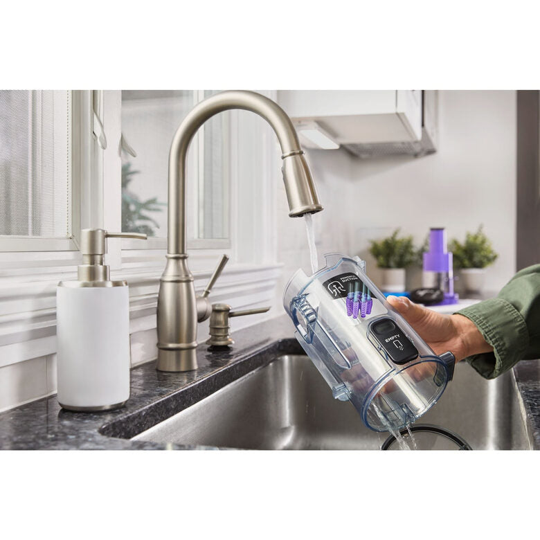 Black & Decker BHFEA640WG Aspirapolvere a bastone Batteria Secco Ciclonico Senza sacchetto 0,75 L Nero, Acciaio inox