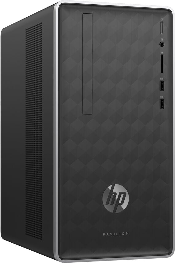 HP Pavilion 590-a0000nl DDR4-SDRAM A9-9425 Mini Tower 7th Generation AMD A9-Series APUs 8 GB 1000 GB HDD Windows 10 Home PC Argento