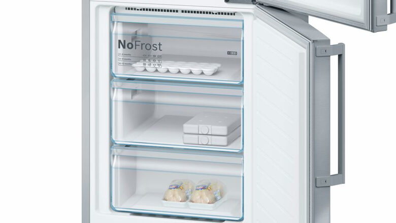 Bosch Serie 6 KGN39AI45 frigorifero con congelatore Libera installazione 366 L Acciaio inossidabile