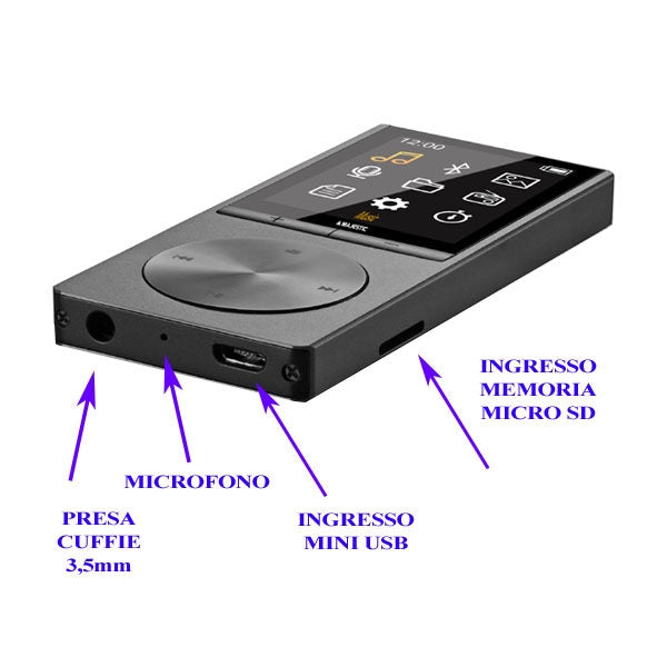 New Majestic BT-8480 Lettore MP4 8 GB Nero