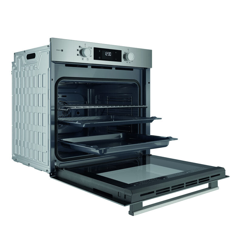 Hotpoint Ariston HAO 255HS X Forno Multifunzione inox con display e manopole esterne, ActiveSteam, Idrolisi CLASSE A