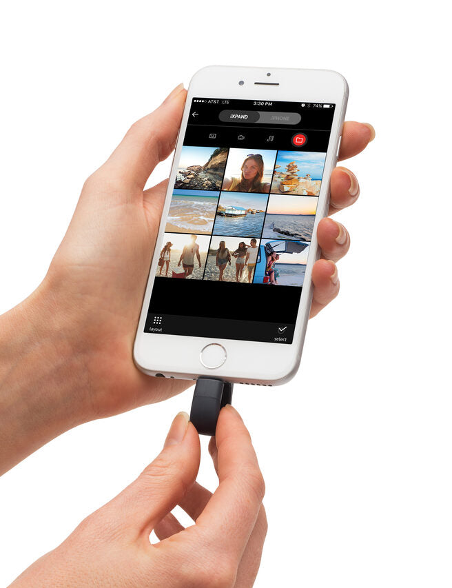 SanDisk iXpand unità flash USB 32 GB USB Type-A / Lightning 3.2 Gen 1 (3.1 Gen 1) Nero, Argento