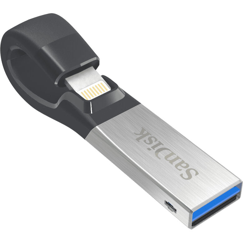 SanDisk iXpand unità flash USB 32 GB USB Type-A / Lightning 3.2 Gen 1 (3.1 Gen 1) Nero, Argento