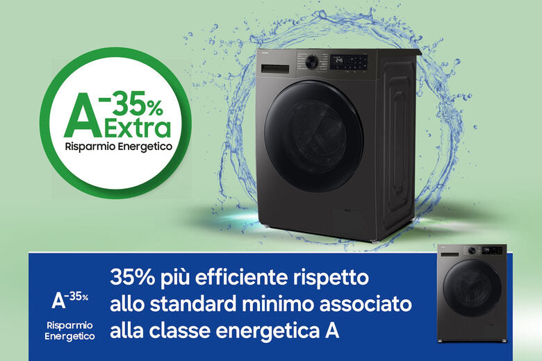 Samsung Lavasciuga ‎ Crystal Clean ‎9Kg + ‎6Kg WD90HG5U34BXET