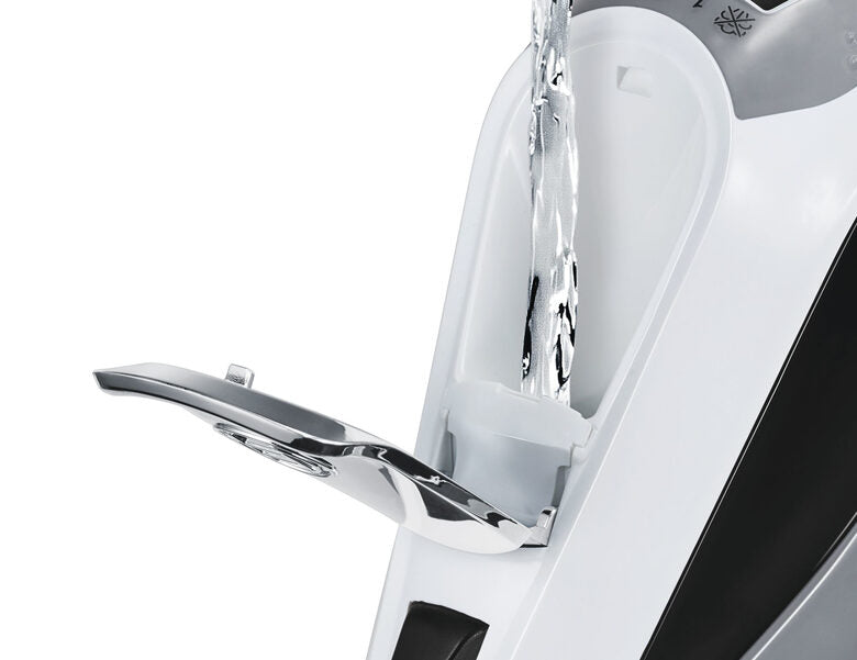Bosch TDA70EASY ferro da stiro Ferro da stiro a secco e a vapore Piastra Ceranium Glissée 2400 W Nero, Bianco