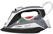 Bosch TDA70EASY ferro da stiro Ferro da stiro a secco e a vapore Piastra Ceranium Glissée 2400 W Nero, Bianco