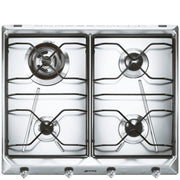 Smeg SRV564M3 piano cottura Acciaio inossidabile Da incasso Gas 4 Fornello(i)