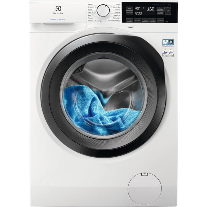 Electrolux EW6F394S lavatrice Caricamento frontale 9 kg 1400 Giri/min D Bianco