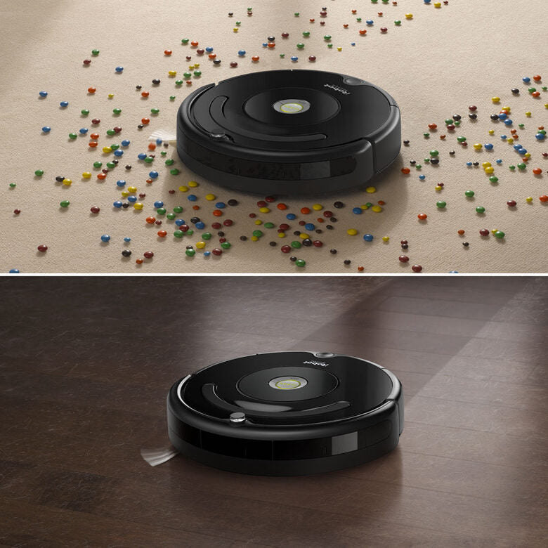 iRobot Roomba 606 Aspirapolvere Robot 0,6 L Senza sacchetto Nero