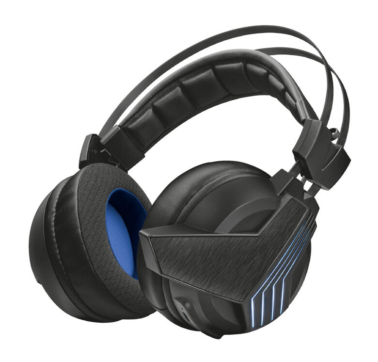Trust GXT 393 Magna Auricolare Con cavo e senza cavo A Padiglione Giocare Nero, Blu