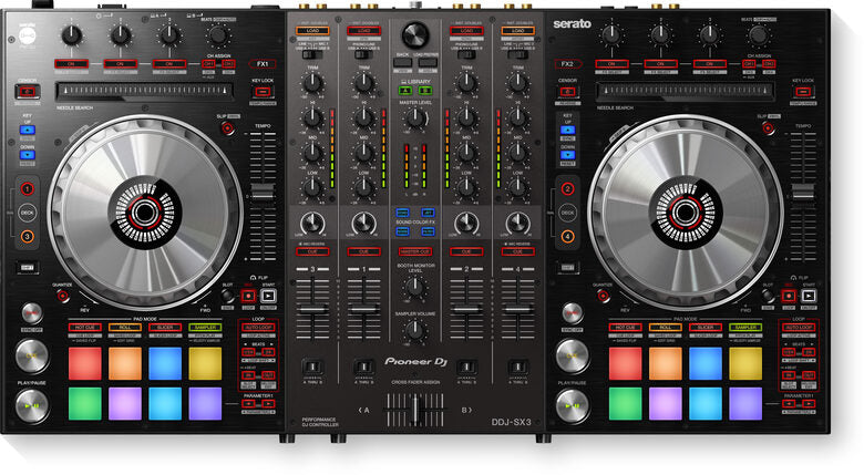 Pioneer DJ DDJ-SX3 controller per DJ 4 canali
