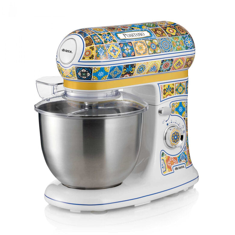 Ariete 1588 Positano, impastatrice planetaria, 7 velocità, 2400 Watt, 5,5 litri, Tazza Acciaio Inox