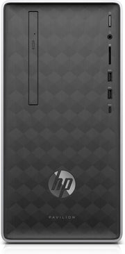 HP Pavilion 590-p0013nl AMD Ryzen™ 3 2200G 8 GB DDR4-SDRAM 1,12 TB HDD+SSD NVIDIA® GeForce® GTX 1060 Windows 10 Home Mini Tower PC Grigio, Argento