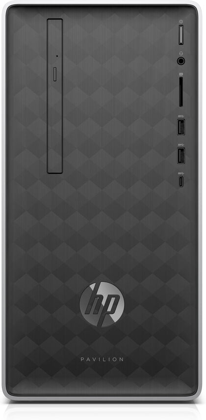 HP Pavilion 590-p0013nl AMD Ryzen™ 3 2200G 8 GB DDR4-SDRAM 1,12 TB HDD+SSD NVIDIA® GeForce® GTX 1060 Windows 10 Home Mini Tower PC Grigio, Argento