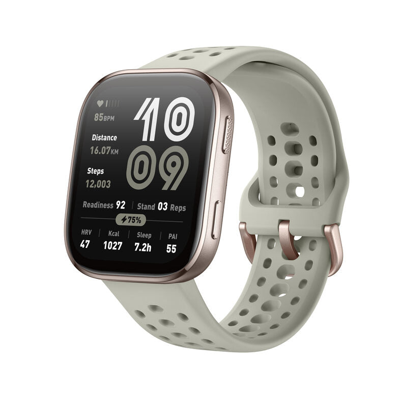 Amazfit Bip 6 Stone 5 cm (1.97") AMOLED Digitale 390 x 450 Pixel Touch screen Oro GPS (satellitare)