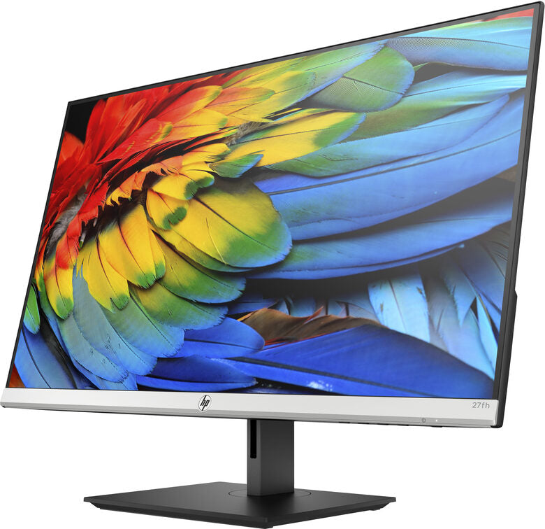 HP 27fh Monitor PC 68,6 cm (27") 1920 x 1080 Pixel Full HD LCD Nero, Argento