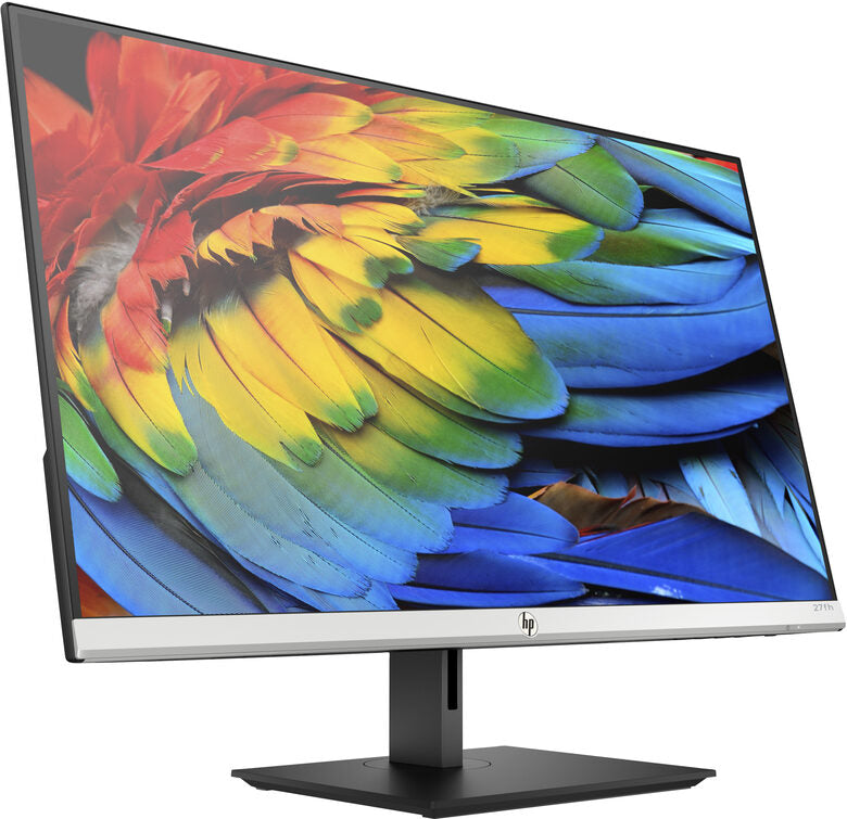 HP 27fh Monitor PC 68,6 cm (27") 1920 x 1080 Pixel Full HD LCD Nero, Argento