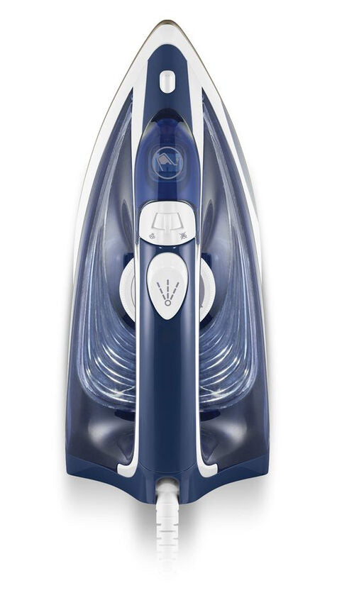 Tefal Maestro 2 FV1845E0 Ferro da stiro a secco e a vapore CeramicGlide 2300 W Blu, Bianco