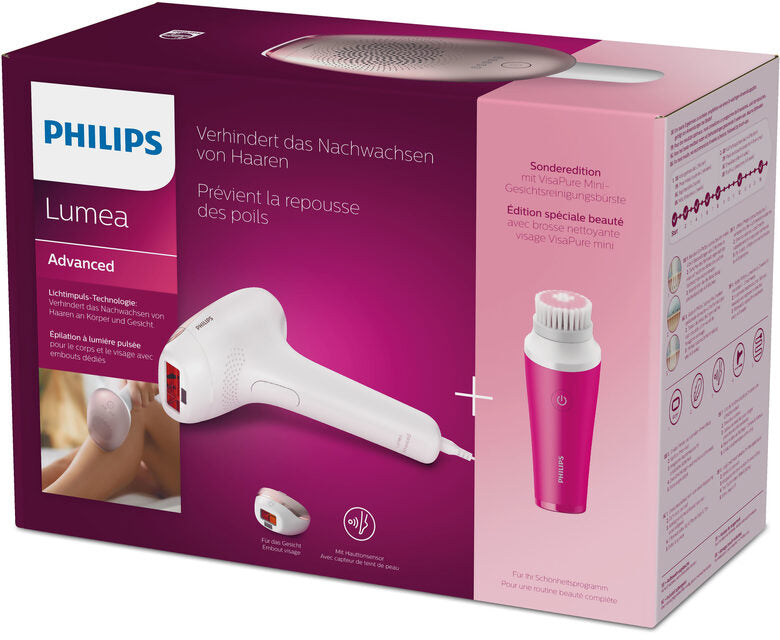 Philips Lumea Advanced BRI924/00 depilazione a luce pulsata Luce pulsata intensa (IPL) Rosa, Bianco