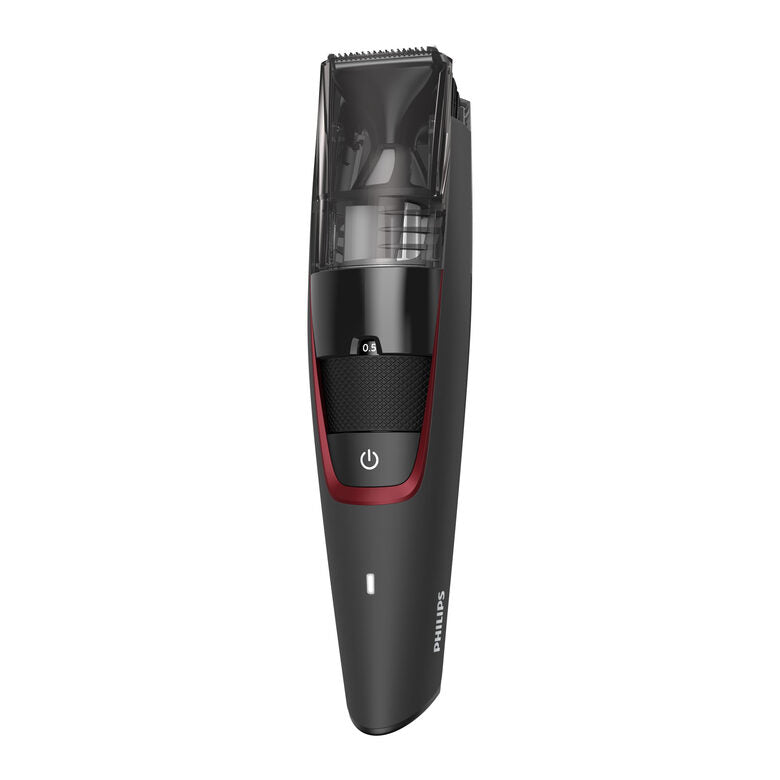 Philips BEARDTRIMMER Series 7000 Regolabarba con sistema aspirante, regolazioni da 0,5 mm