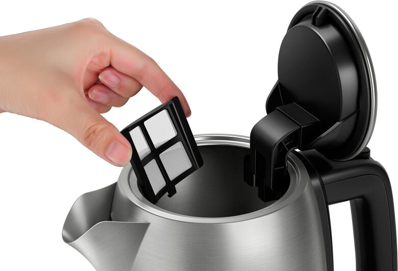 Philips Avance Collection Bollitore con controllo temp., metallo, 1,7 L, coperchio a molla