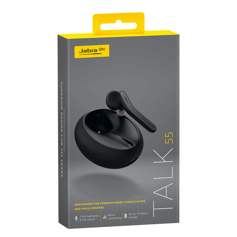 Jabra Talk 55 Auricolare Wireless In-ear Musica e Chiamate Micro-USB Bluetooth Nero