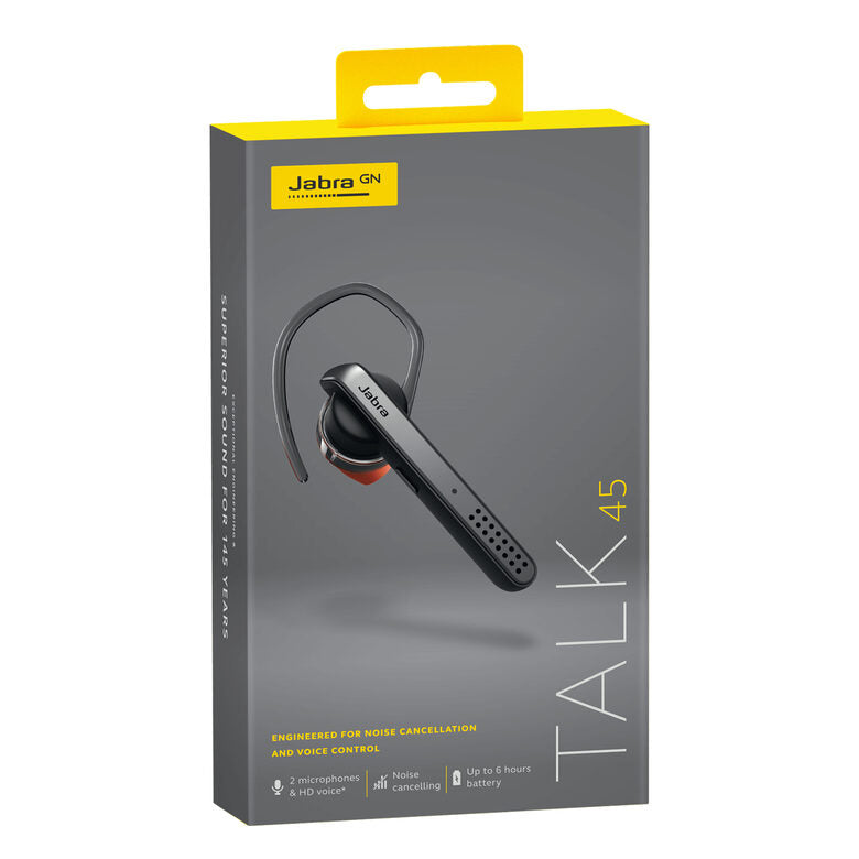 Jabra Talk 45 Auricolare Wireless In-ear Musica e Chiamate Micro-USB Bluetooth Argento