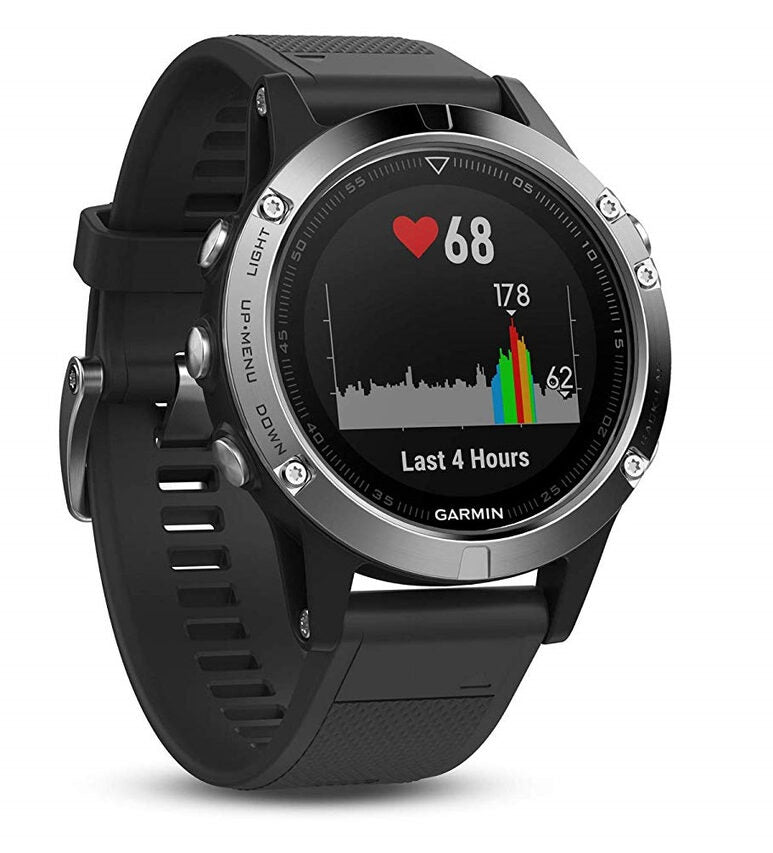 Garmin fēnix 5 orologio sportivo Bluetooth 240 x 240 Pixel Nero, Argento