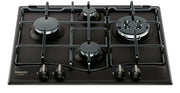 Hotpoint PCN 640 T (AN) R /HA piano cottura Antracite Da incasso 59 cm Gas 4 Fornello(i)