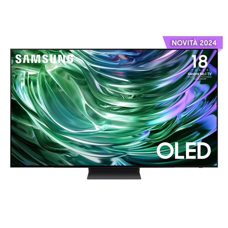 Samsung QE83S90DAEXZT Televisione Smart TV 83 Pollici Oled 4K Dolby Atmos Processore NQ4 AI GEN2 Self-illuminating pixels Laser Slim Design Graphite Black
