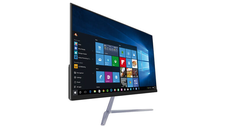 Mediacom M-AO240B All-in-One PC 60,5 cm (23.8") 1920 x 1080 Pixel Intel Atom® 4 GB DDR3L-SDRAM 32 GB Flash PC All-in-one Windows 10 Home Nero, Argento