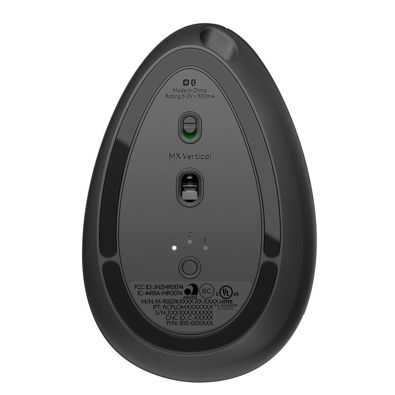 Logitech MX Vertical mouse Mano destra Wireless a RF + Bluetooth Ottico 4000 DPI