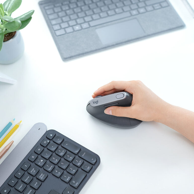 Logitech MX Vertical mouse Mano destra Wireless a RF + Bluetooth Ottico 4000 DPI